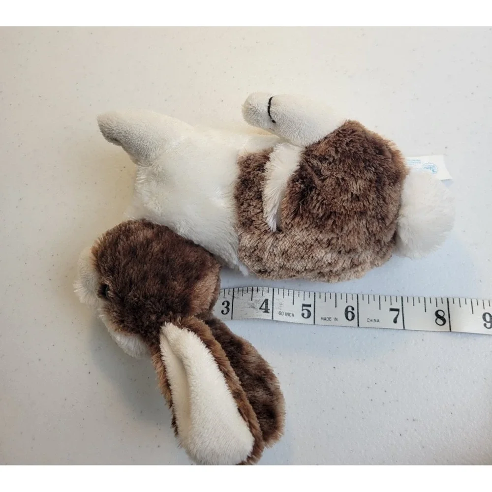 Wishpets Harvey Bunny Rabbit Stuffed Animal Plush Vintage 2004 Brown White 9